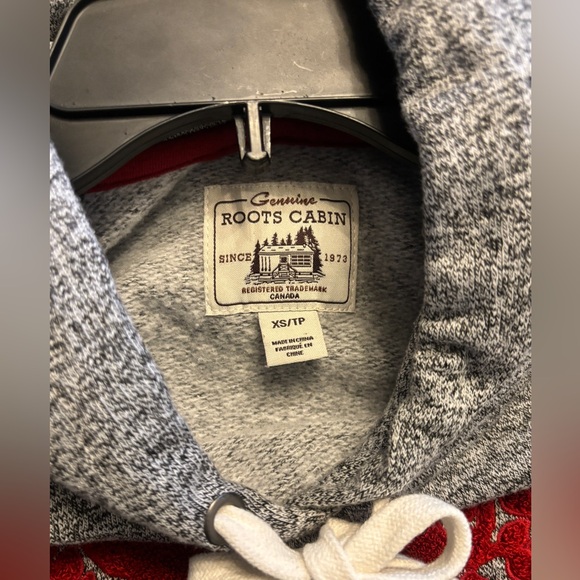 Roots Heather Gray Hoodie Dress with Red Accents - Picture 9 of 9